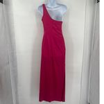 Rampage VTG 90s Y2k Prom Dress Sz 5 Beaded Sequin One Shoulder Full Length Satin Photo 5