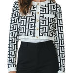 🔃ChicMe Long Sleeve Crop Top White Size L Photo 0