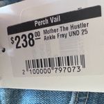 MOTHER The Hustler Ankle Fray Jeans Understudy NWT Size 25 Blue Photo 5