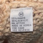 Vintage 80s Deadstock sleeveless sweater vest Tan Size M Photo 2