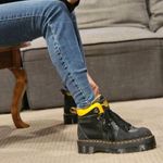 Dr. Martens NEW Zuma Hiker Quad Platform Boots Black Women’s Size 8 Photo 1