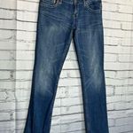 American Eagle  Skinny 77 Mid‑Rise Stretch Denim Skinny Jeans Sz 8 Blue Vintage Photo 1