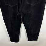 & Other Stories & Other Stories Pants Women’s Sz 12 Black Chunky Corduroy Relaxed Front Leg Zip Photo 7