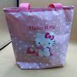 Sanrio A Cool Rare 2010 Hello Kitty Pink Bright Lightweight Tote Photo 0