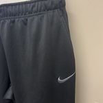 Nike  Drifit Black Elastic Waistband w/ Drawstrings Running Warmup Pant- Large Photo 3