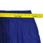Paul et Duffier A line Full‎ Midi Skirt Royal Blue, Pleated, Career, Size 6 Blue Photo 4