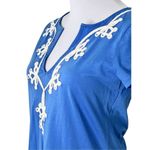 Lilly Pulitzer ‎ 20888 Brewster Bay Blue Pima Jersey T-shirt Dress sz SMALL Photo 4