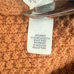 Aerie Varsity Oversize Letterman Knit Cardigan Orange Pocket Sweater Size S/P Photo 9