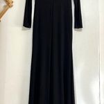 Mac Duggal  26514 Plunge Neck Pearl Keyhole Long Sleeve Gown Photo 5