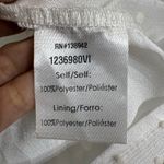 On Twelfth  White Lace Long Sheer Sleeve Blouse Sz S Photo 4