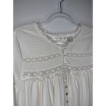 1990s Eileen West White Cotton Lace Pintuck Nightgown Medium Photo 12