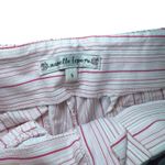 Nanette Lepore Nannette Lepore Women's White Pink Striped Wide Leg Pants Size 6 Photo 1