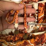 Farm Rio  x Anthropologie Cutout Floral Maxi Dress in Neutral Motif Size L Photo 9