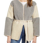 Lucky Brand  Mixed Faux Shearling Jacket new with tags Photo 0