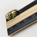 Hot Topic Gold and Green Botanical Gemstone Ring - Size 7 Photo 5