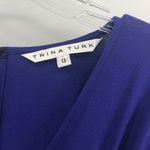 Trina Turk 3/4 sleeves wide leg jumpsuit purple jersey knit material Photo 5