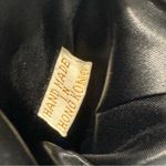 Vintage 60s Black Fully Beaded Floral Needlepoint Bag Photo 6