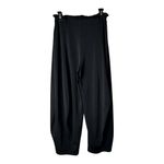 Anthropologie  Pants‎ Women XS Black Jersey Knit Paper Bag Waist Parachute Baggy Photo 1