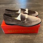 Beast Fashion 11 Vivian-02 Taupe Velvet with Gold Chain Detail Loafers Photo 2