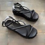 Shu Shop Black Lilith Platform Sandals Sz 7.5 NIB Photo 6