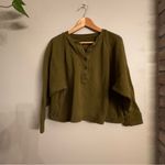 Madewell  Betterterry Henley Sweatshirt Photo 1