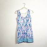 Lilly Pulitzer NWT  Mila Stretch Dress Shift Skim Blue Size 00 Photo 5