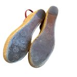 Tory Burch  Sherri Floral Print Wedge Sandals Wedges Espadrilles Size 8 Women's Photo 3