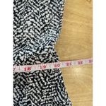 Lands' End Women's Black/White Print Short Sleeve Casual Knit Stretch Dress 1X Photo 6