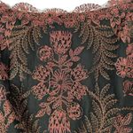 Tadashi Shoji Winona Amber Lace Mesh Illusion Off Shoulder Dress Size 6 Photo 7