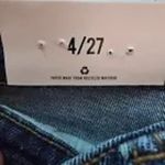 Kensie Jeans Women's Vintage Luxe High Rise Raw Hem Denim Shorts Size 4/27 Blue Photo 2