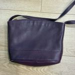 Paloma Picasso Purple Leather Bucket Bag Crossbody Purse Photo 7