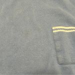 Baby Blue Boatneck Short Sleeve Sweater with Pocket Isle of Cotton Womens Large Photo 1