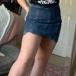 Altar'd State Scalloped Denim Skirt Photo 0