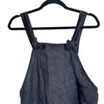 Beaton Linen 100% Linen Shortalls Overall Shorts Romper in Black Size XS Photo 6
