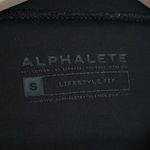 Alphalete  Women’s Long Sleeve Crop Top Crew Neck Sweatshirt in Black Size Small Photo 5