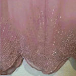 Vintage Jack‎ Bryan Pink Sheer Beaded Top Size M Size M Photo 9