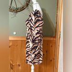 Boohoo Black and Cream Zebra Print Long Sleeve Dress Photo 2