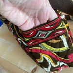 Vera Bradley  Messenger Bag Puccini Brown Floral Laptop Carry Purse Photo 8