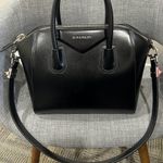 Givenchy  Antigona Black Leather Satchel Shoulder Bag Made n Italy Authentic EUC Photo 1