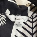 Dalin M Parrot Bird Print Shirt Dress Cotton High Photo 5