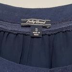 Lucky Brand Navy Blue Long sleeve Eyelet Dress Photo 8