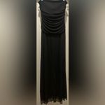 City Triangles VTG 90s Y2K Black Strapless / Halter Convertible Black Maxi Dress Photo 13