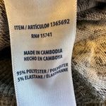 Splendid  Charcoal Leopard Print Sweatshirt Size Small Photo 3