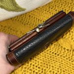 Dooney & Bourke Vintage  Leather Wallet w Kisslock Change Section Photo 2