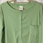 CVG Constantly Varied Gear Henley Shirt XXL Green Stretch Knit Workout CrossFit Photo 1
