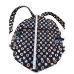Vera Bradley  blue Owl & Floral Print Quilted Backpack 16" x 14" SKU 7335 Photo 6
