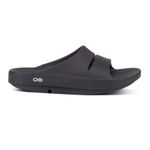 Oofos Ooahh Black Support and Comfort Slide Sandal, sz 39(M:6, W:8) Photo 1