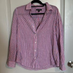 Banana Republic factory striped collared shirt size small Photo 0