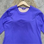 Coolibar Women’s Kawela Swim Top Padded Self Bra Longsleeve UPF 50+ in Purple L Size L Photo 3