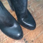 Lucky Brand black suede 6.5 heeled normcore ankle boots Photo 1